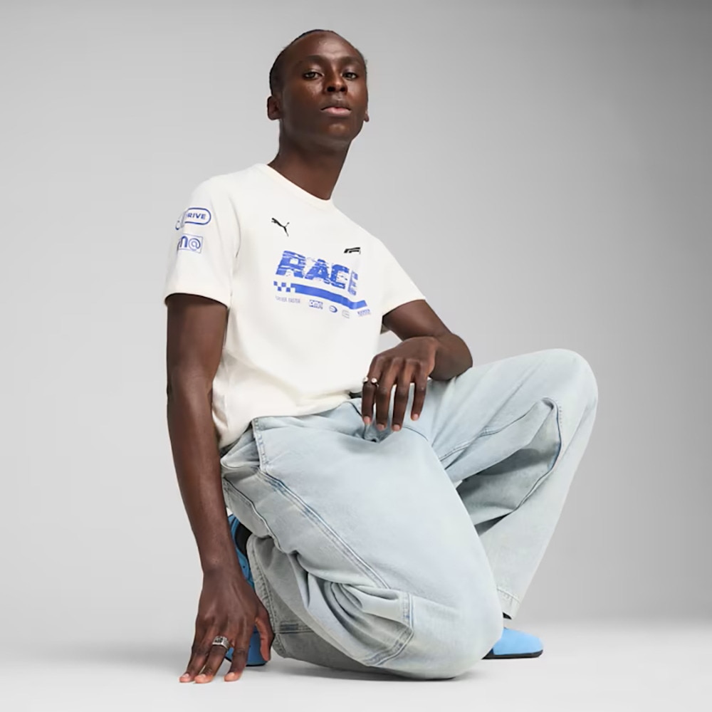 プーマ（PUMA）（メンズ）F1 グラフィック リンガー 半袖 Tシャツ 631641 02 WHT