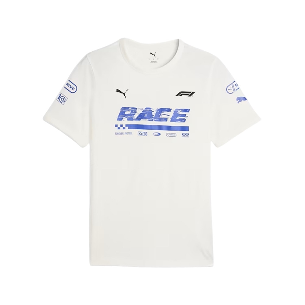 プーマ（PUMA）（メンズ）F1 グラフィック リンガー 半袖 Tシャツ 631641 02 WHT