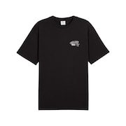 (メンズ)グラフィックス ドライブイン リラックス 半袖 Tシャツ 631893 01 BLK