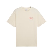 (メンズ)グラフィックス ドライブイン リラックス 半袖 Tシャツ 631893 87 BEG