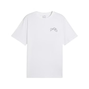 (メンズ)グラフィックス ホテル リラックス 半袖 Tシャツ 631915 02 WHT