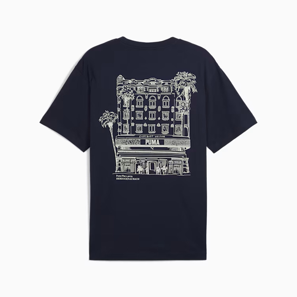 プーマ（PUMA）（メンズ）グラフィックス ホテル リラックス 半袖 Tシャツ 631915 16 NVY