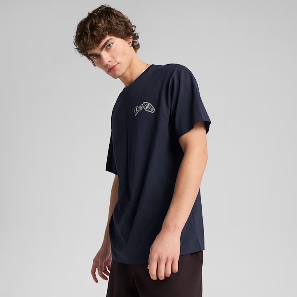 プーマ（PUMA）（メンズ）グラフィックス ホテル リラックス 半袖 Tシャツ 631915 16 NVY