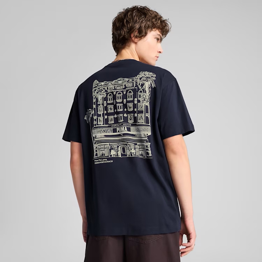 プーマ（PUMA）（メンズ）グラフィックス ホテル リラックス 半袖 Tシャツ 631915 16 NVY