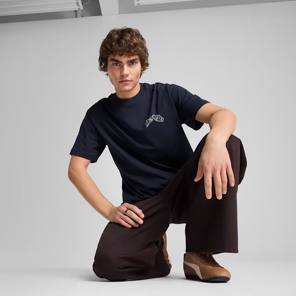 プーマ（PUMA）（メンズ）グラフィックス ホテル リラックス 半袖 Tシャツ 631915 16 NVY