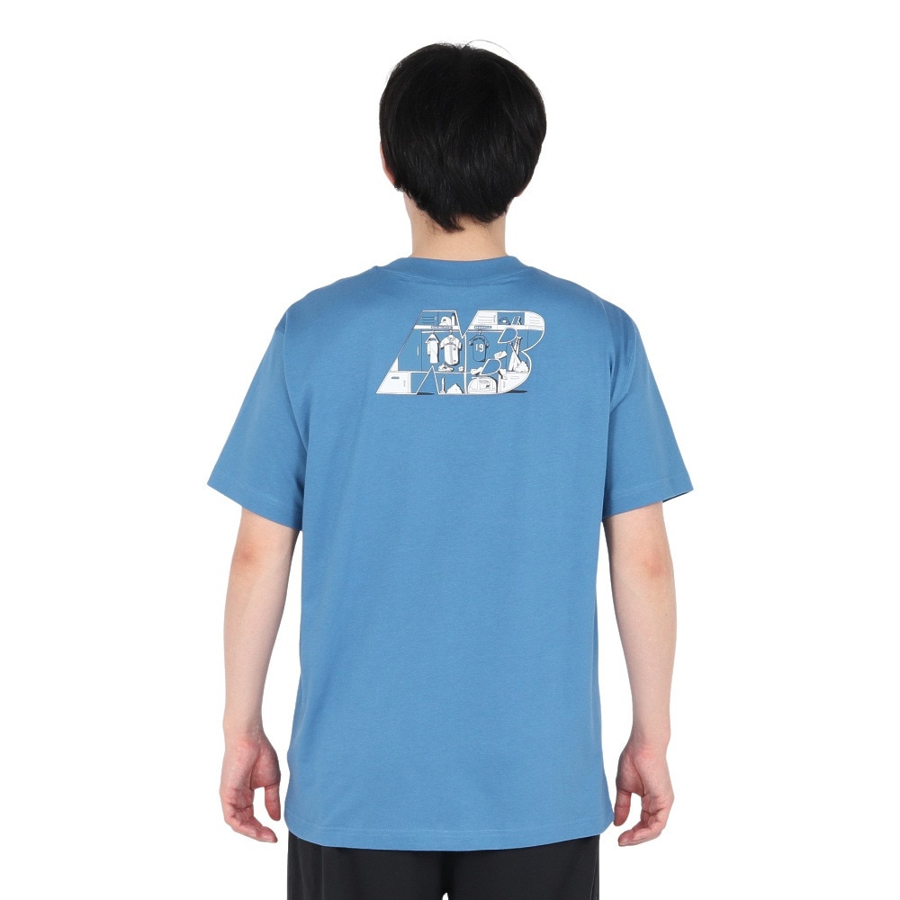 ニューバランス（new balance）（メンズ）QTMロッカールーム 半袖Tシャツ MT51631SET