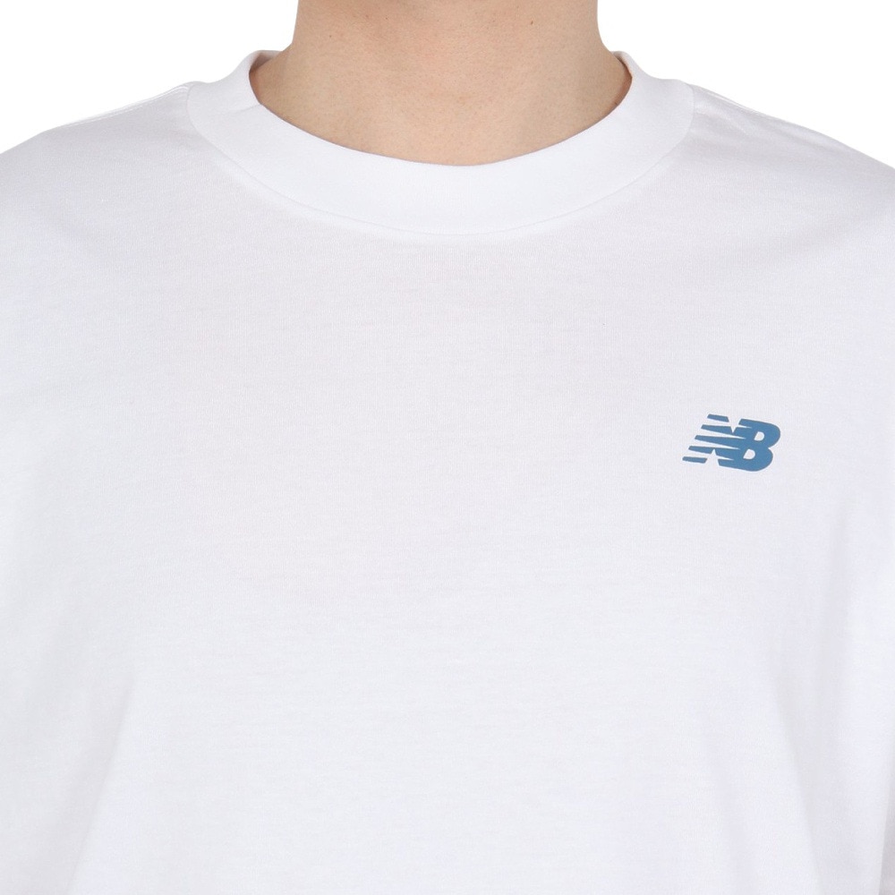 ニューバランス（new balance）（メンズ）QTMロッカールーム 半袖Tシャツ MT51631WT