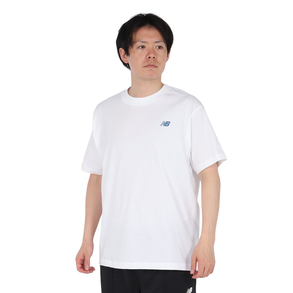 ニューバランス（new balance）（メンズ）QTMロッカールーム 半袖Tシャツ MT51631WT
