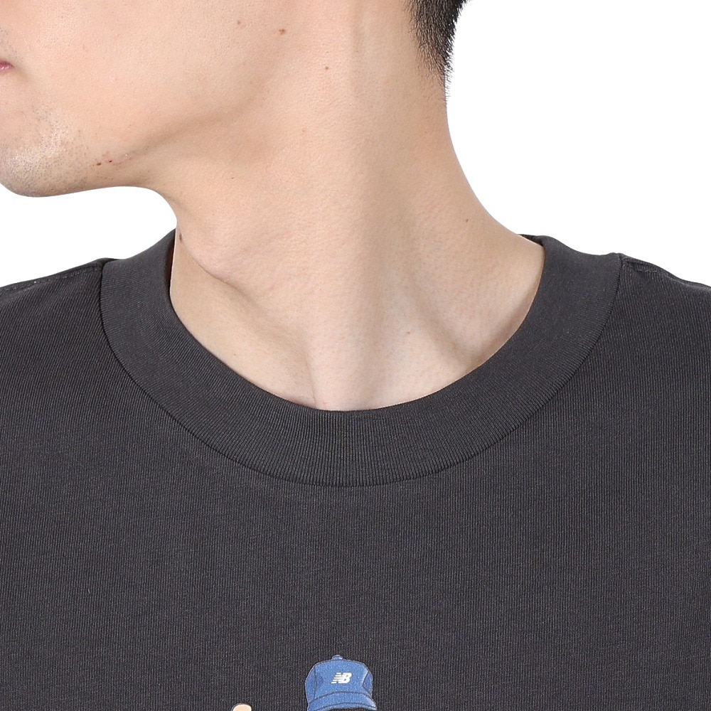 ニューバランス（new balance）（メンズ）ベースボール アウトフィットインモーション 半袖Tシャツ MT51657BLK