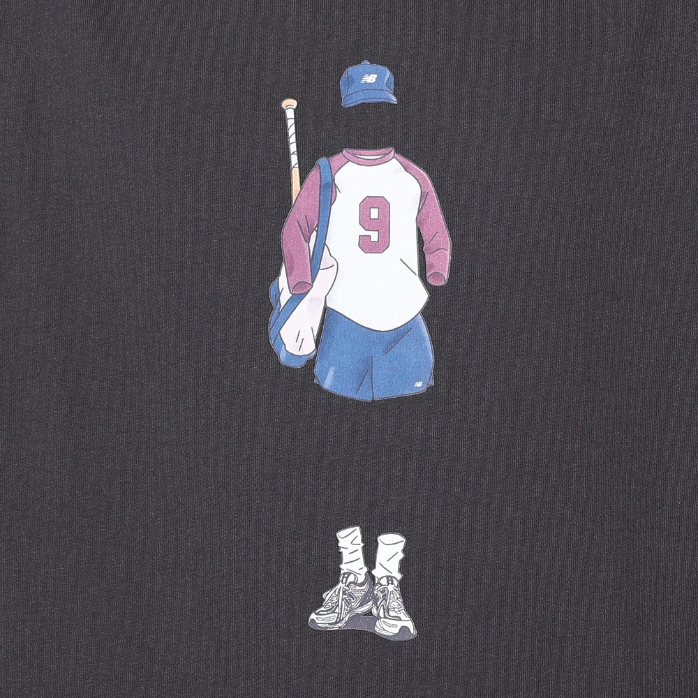 ニューバランス（new balance）（メンズ）ベースボール アウトフィットインモーション 半袖Tシャツ MT51657BLK