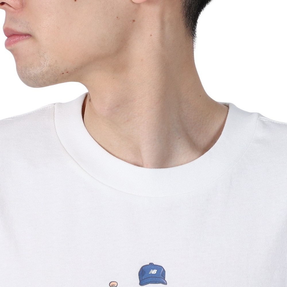 ニューバランス（new balance）（メンズ）ベースボール アウトフィットインモーション 半袖Tシャツ MT51657SST