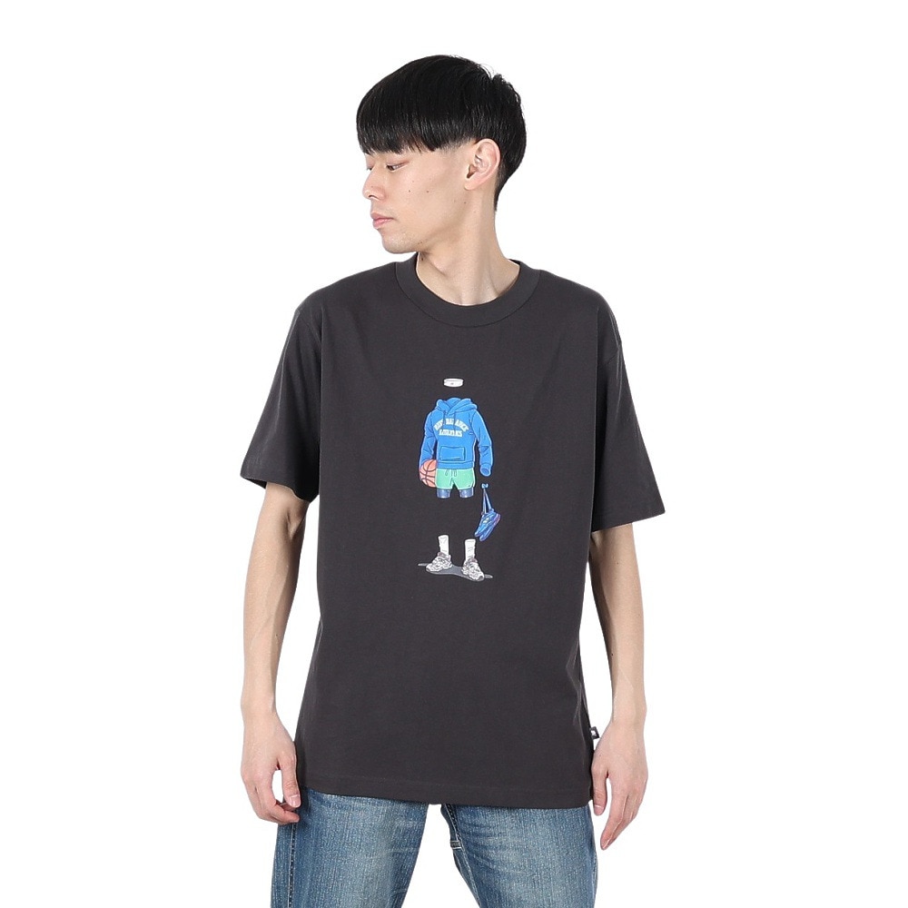 ニューバランス（new balance）（メンズ）バスケットボール アウトフィットTシャツ MT51658BLK