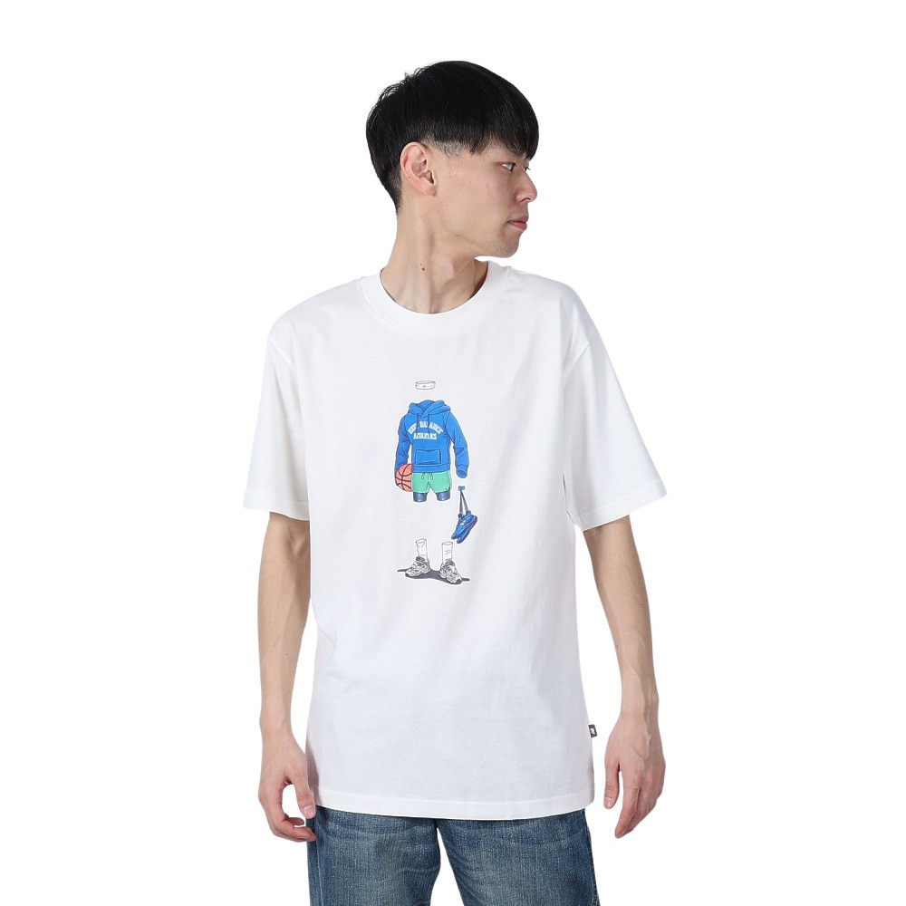 ニューバランス（new balance）（メンズ）QTM バスケットボール アウトフィットTシャツ MT51658SST