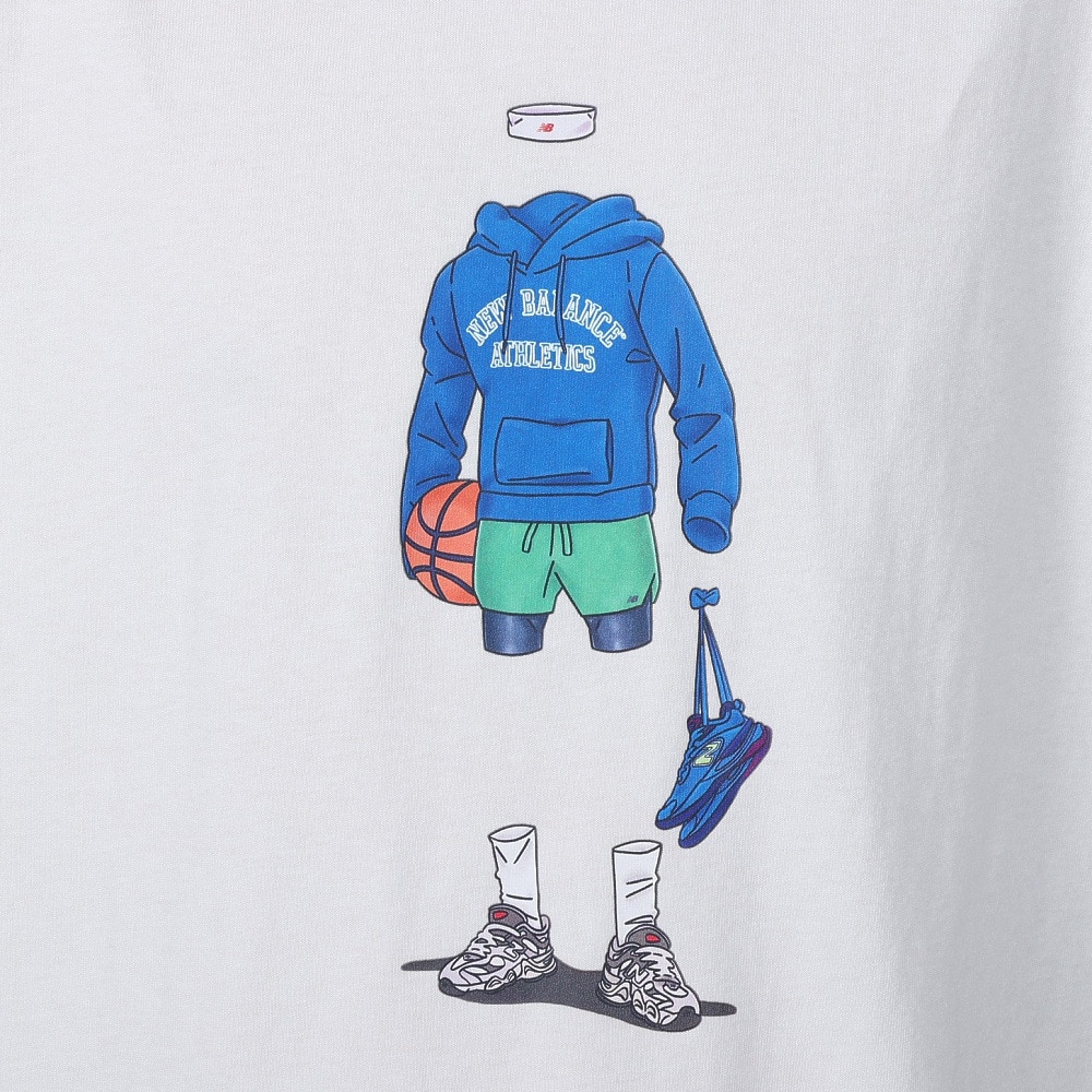 ニューバランス（new balance）（メンズ）QTM バスケットボール アウトフィットTシャツ MT51658SST
