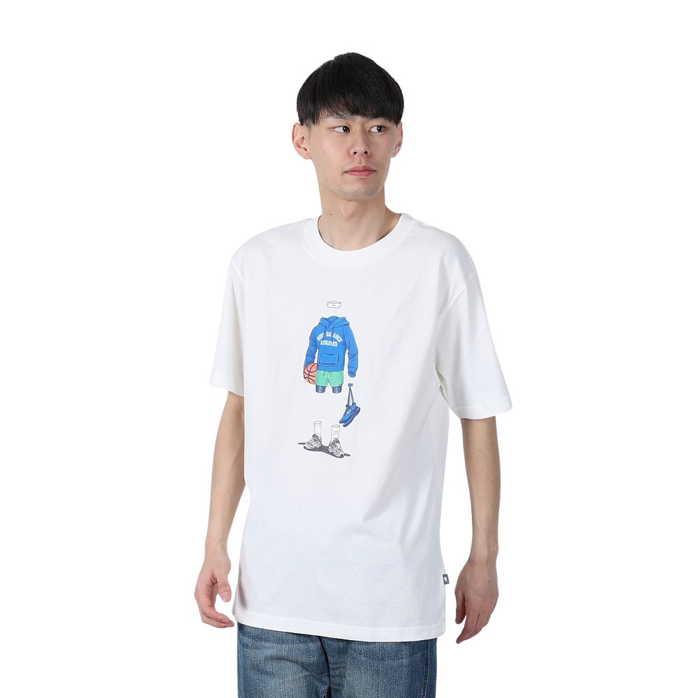 ニューバランス（new balance）（メンズ）QTM バスケットボール アウトフィットTシャツ MT51658SST
