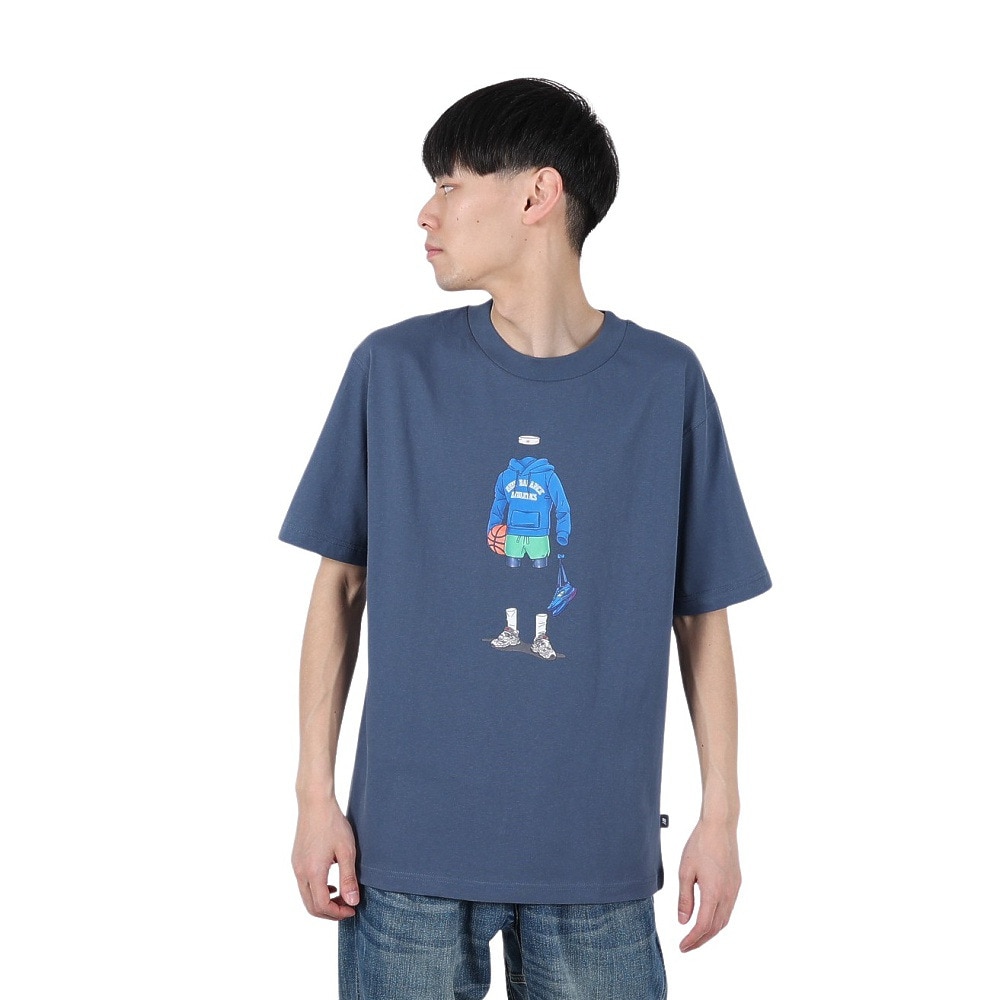 ニューバランス（new balance）（メンズ）QTM バスケットボール アウトフィットTシャツ MT51658VTI