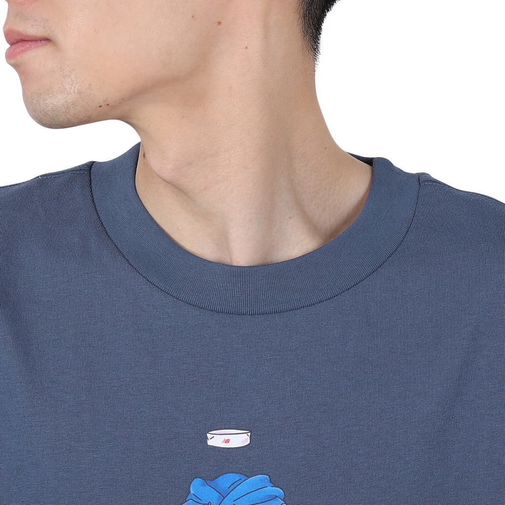 ニューバランス（new balance）（メンズ）QTM バスケットボール アウトフィットTシャツ MT51658VTI