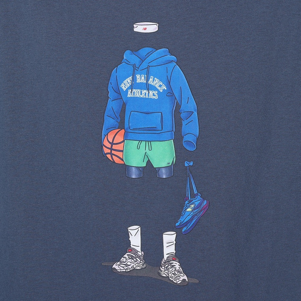ニューバランス（new balance）（メンズ）QTM バスケットボール アウトフィットTシャツ MT51658VTI