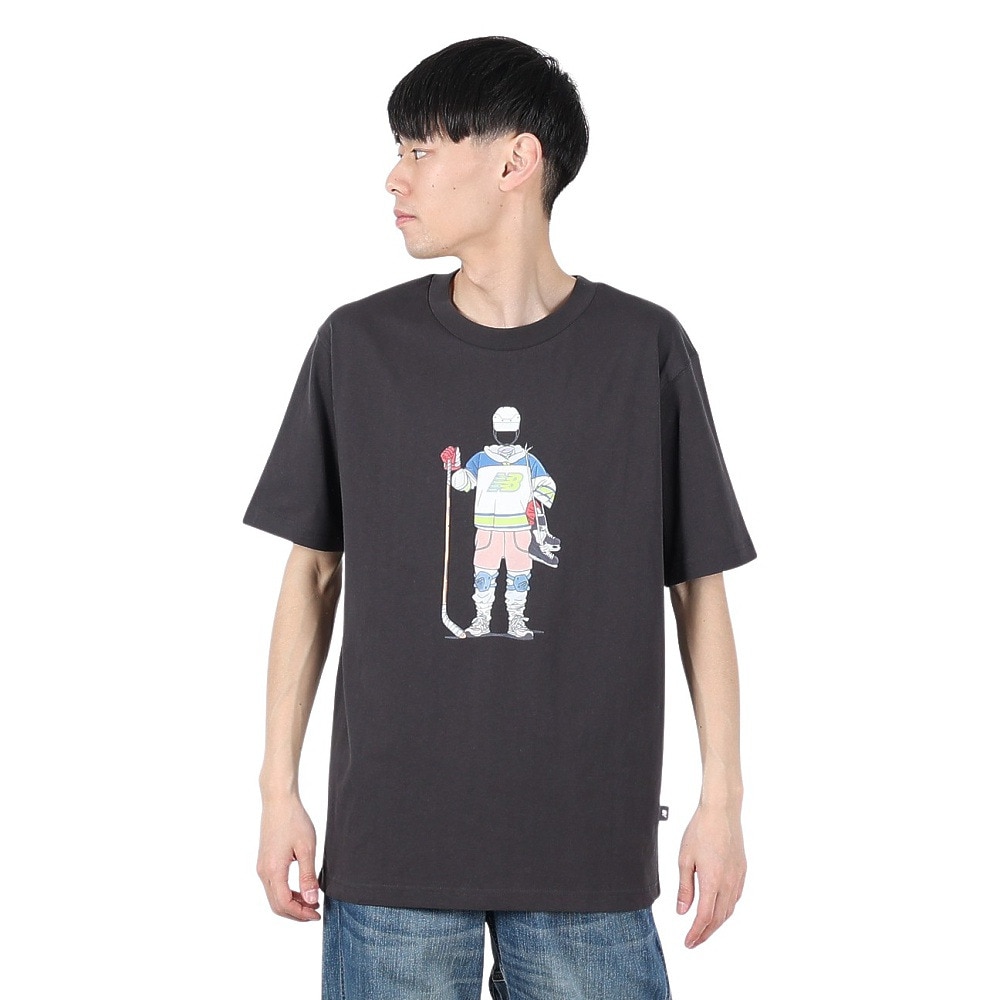 ニューバランス（new balance）（メンズ）ホッケー アウトフィットインモーションTシャツ MT51659BLK