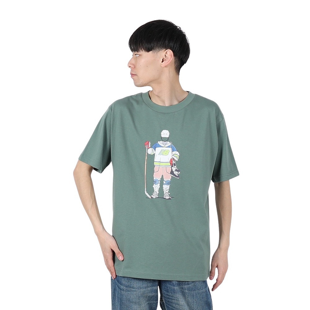 ニューバランス（new balance）（メンズ）ホッケー アウトフィットインモーションTシャツ MT51659DKJ