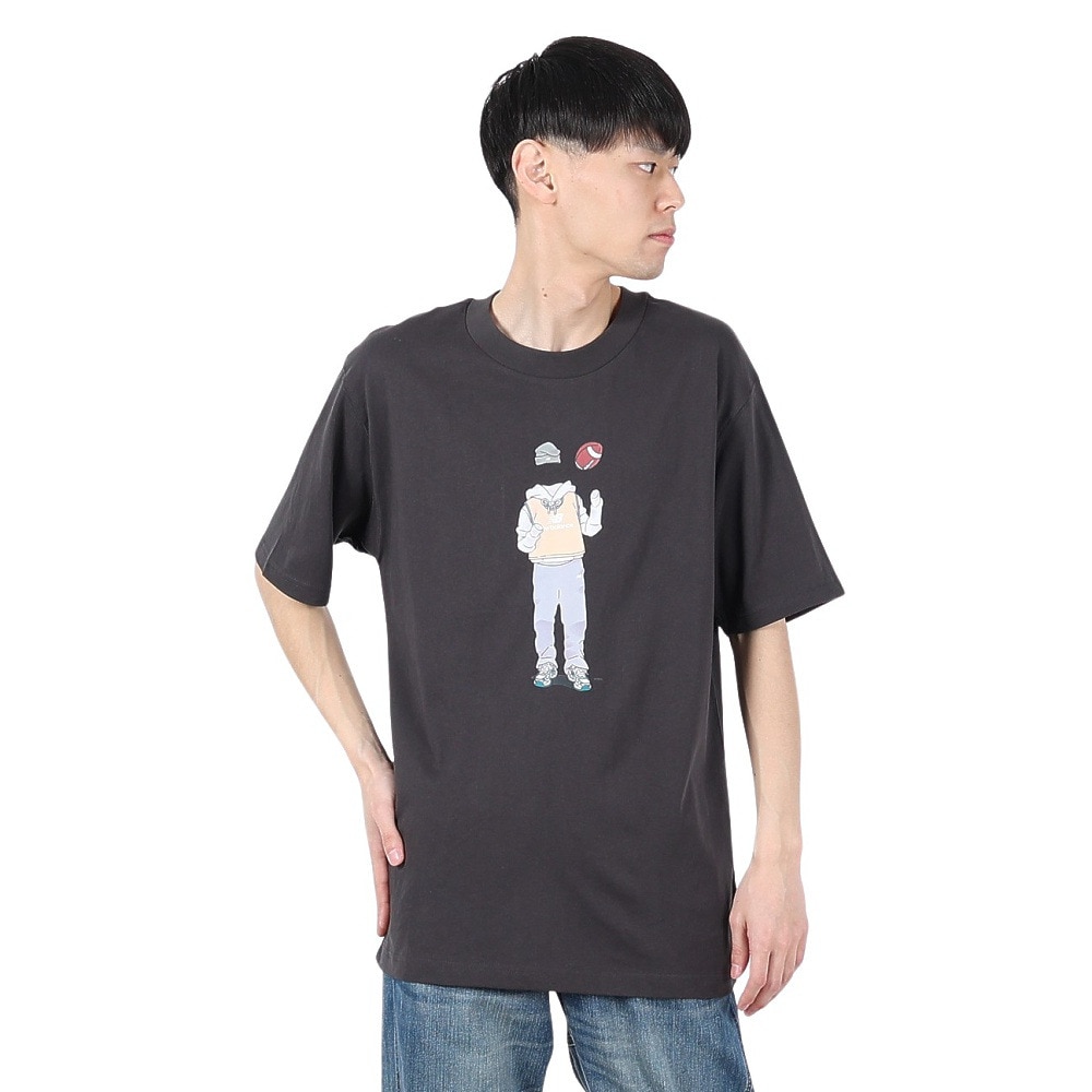 ニューバランス（new balance）（メンズ）QTM フットボール アウトフィットインモーションTシャツ MT51660BLK