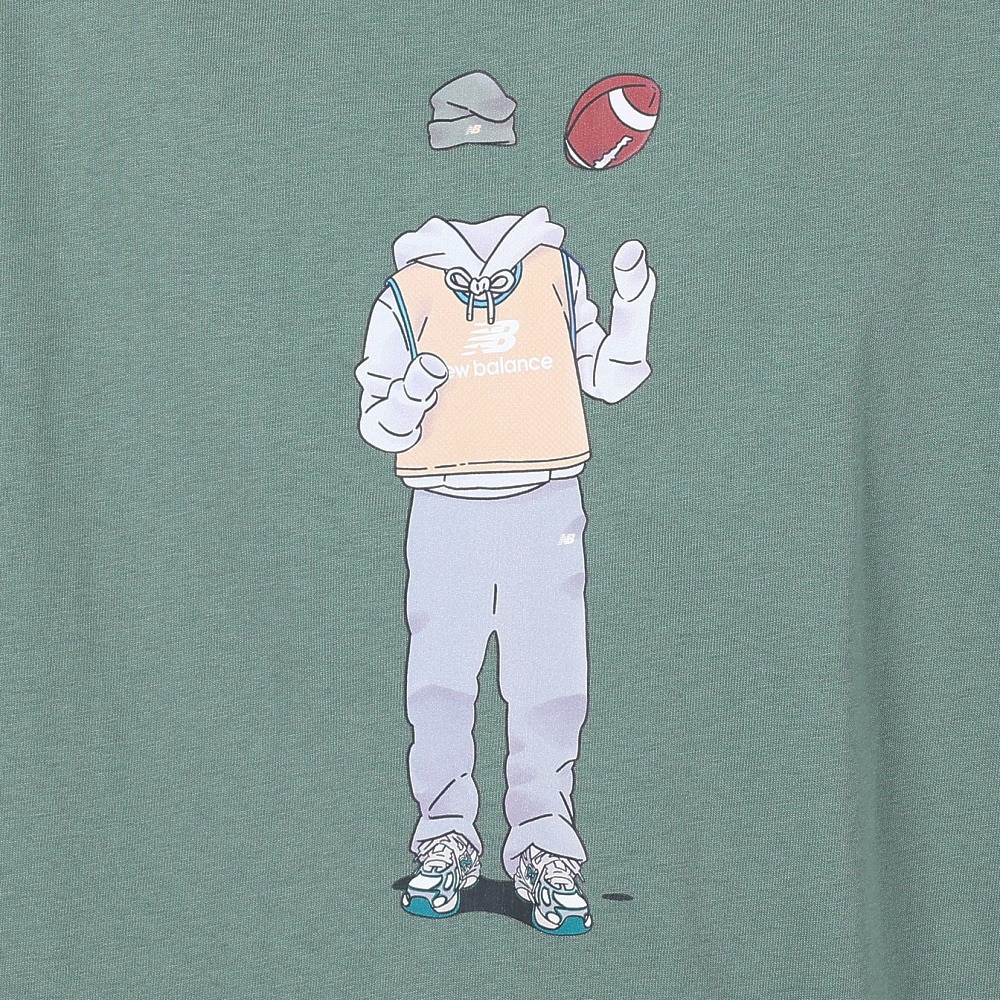 ニューバランス（new balance）（メンズ）QTM フットボール アウトフィットインモーションTシャツ MT51660DKJ