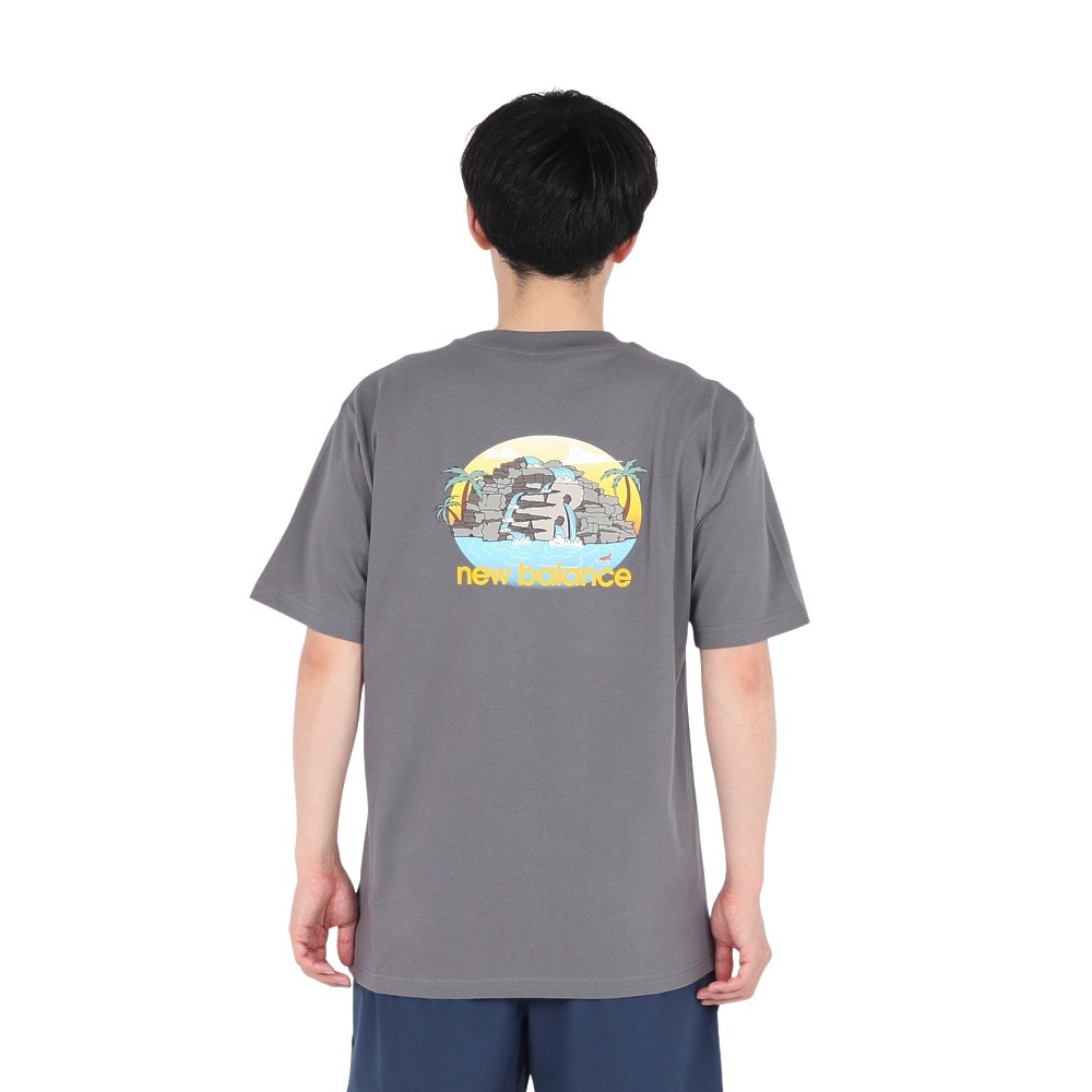 ニューバランス（new balance）（メンズ）QTMリゾートTシャツ MT51661CAS