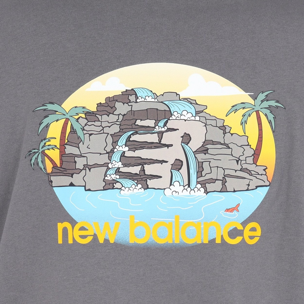 ニューバランス（new balance）（メンズ）QTMリゾートTシャツ MT51661CAS