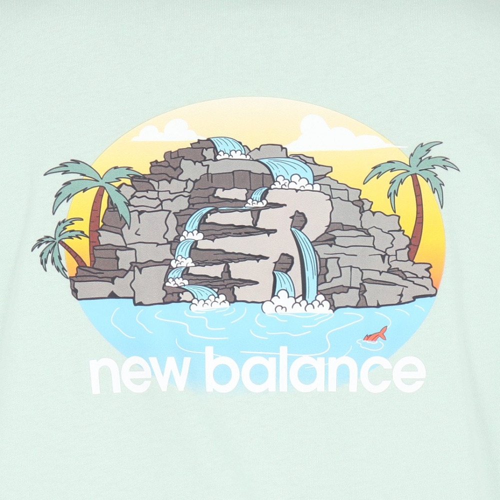 ニューバランス（new balance）（メンズ）QTMリゾートTシャツ MT51661CYS