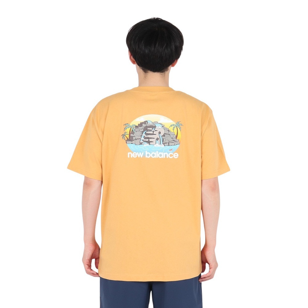 ニューバランス（new balance）（メンズ）QTMリゾートTシャツ MT51661DAP