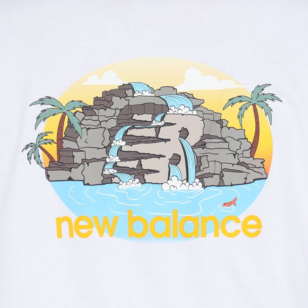ニューバランス（new balance）（メンズ）QTMリゾートTシャツ MT51661WT