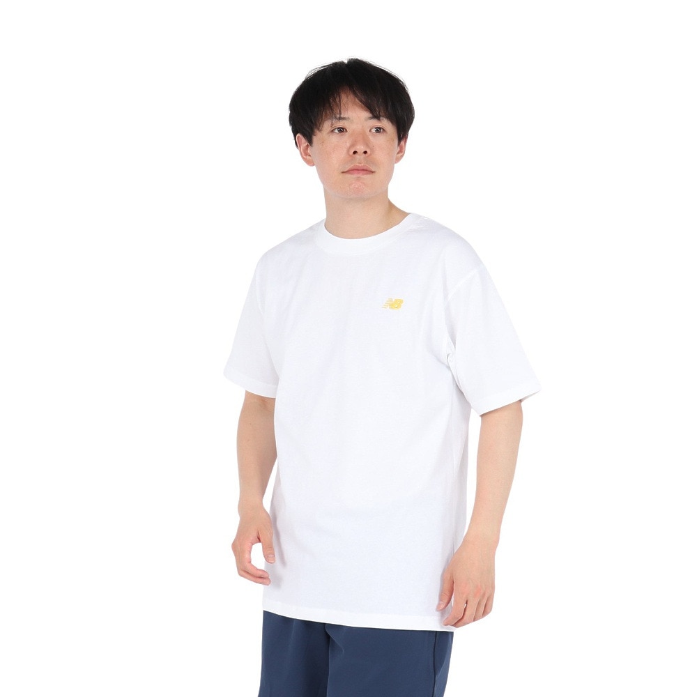 ニューバランス（new balance）（メンズ）QTMリゾートTシャツ MT51661WT