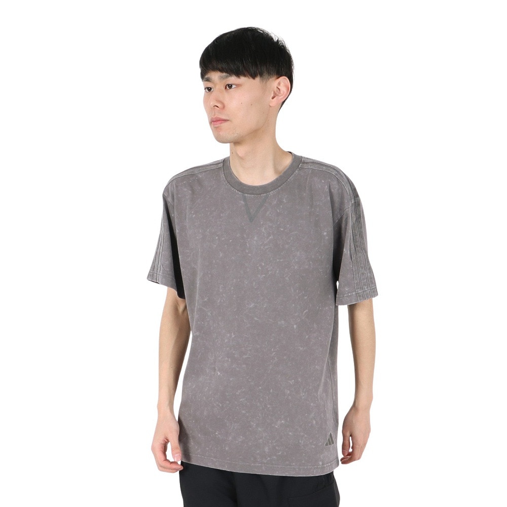 アディダス（adidas）（メンズ）3ストライプス WASHTシャツ ZP923-KB0777