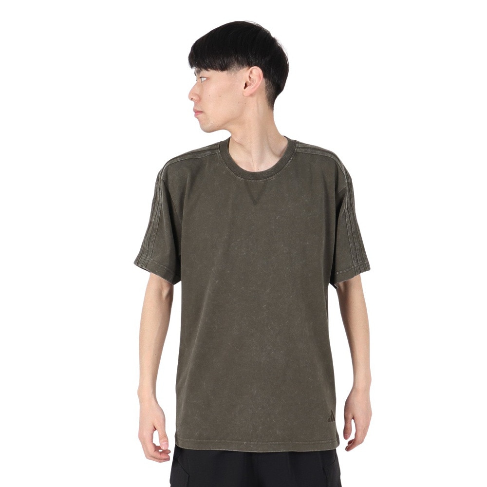 アディダス（adidas）（メンズ）3ストライプス WASHTシャツ ZP923-KB3091