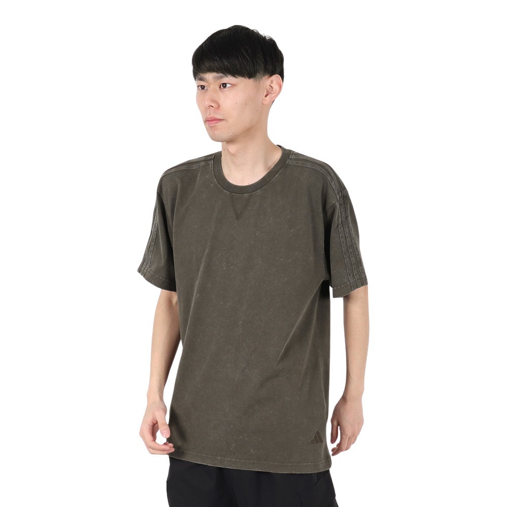 アディダス（adidas）（メンズ）3ストライプス WASHTシャツ ZP923-KB3091