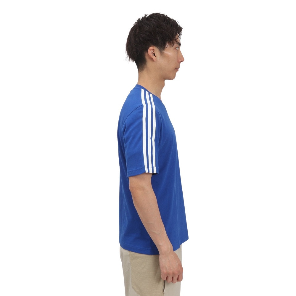 アディダス（adidas）（メンズ）エッセンシャルズ 3ストライプス 半袖Tシャツ 26800-HE4410