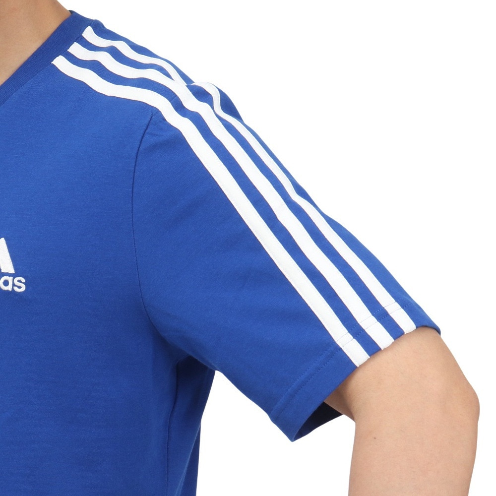 アディダス（adidas）（メンズ）エッセンシャルズ 3ストライプス 半袖Tシャツ 26800-HE4410