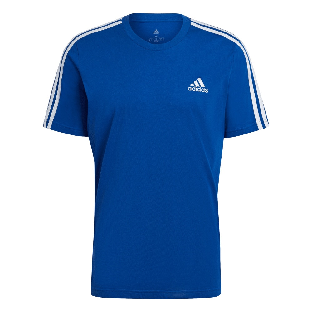 アディダス（adidas）（メンズ）エッセンシャルズ 3ストライプス 半袖Tシャツ 26800-HE4410