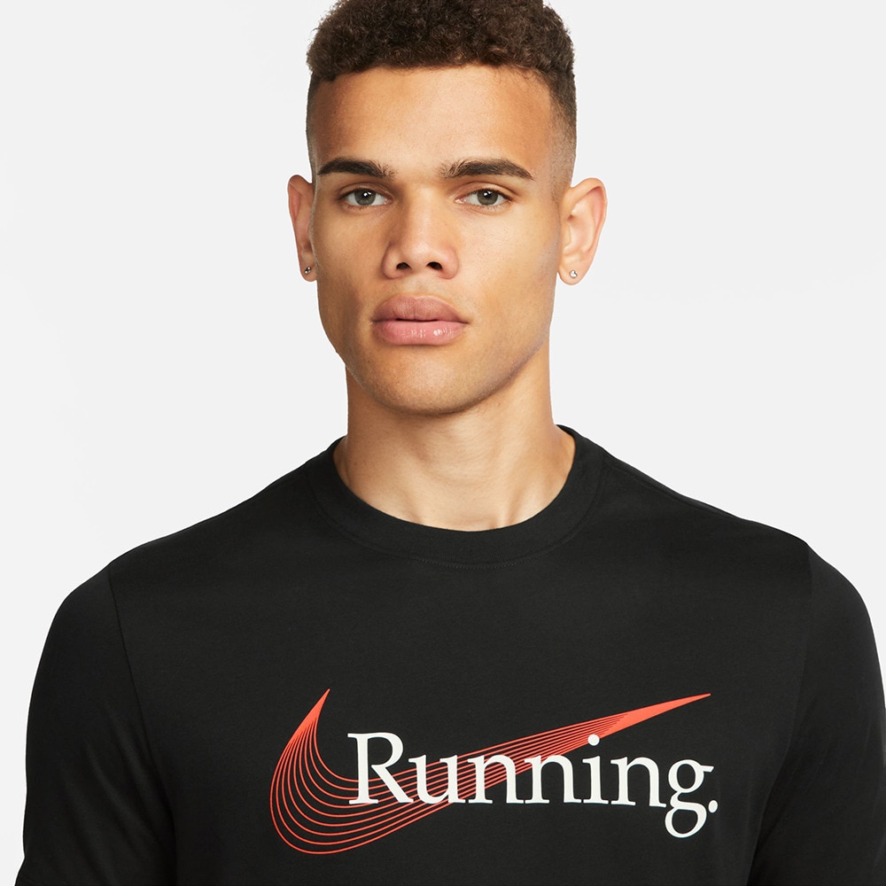 ナイキ（NIKE）（メンズ）ドライフィット ランニング 半袖Tシャツ FJ2363-010
