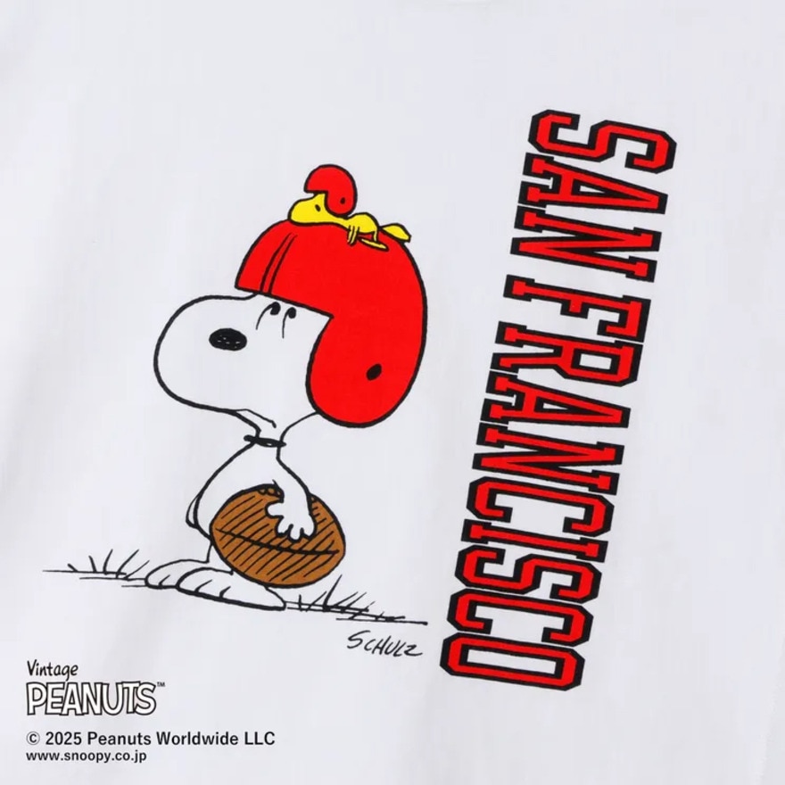 チャンピオン-ヘリテイジ（CHAMPION-HERITAGE）（メンズ、レディース）リバースウィーブ 半袖Tシャツ PEANUTS C3-B351 010