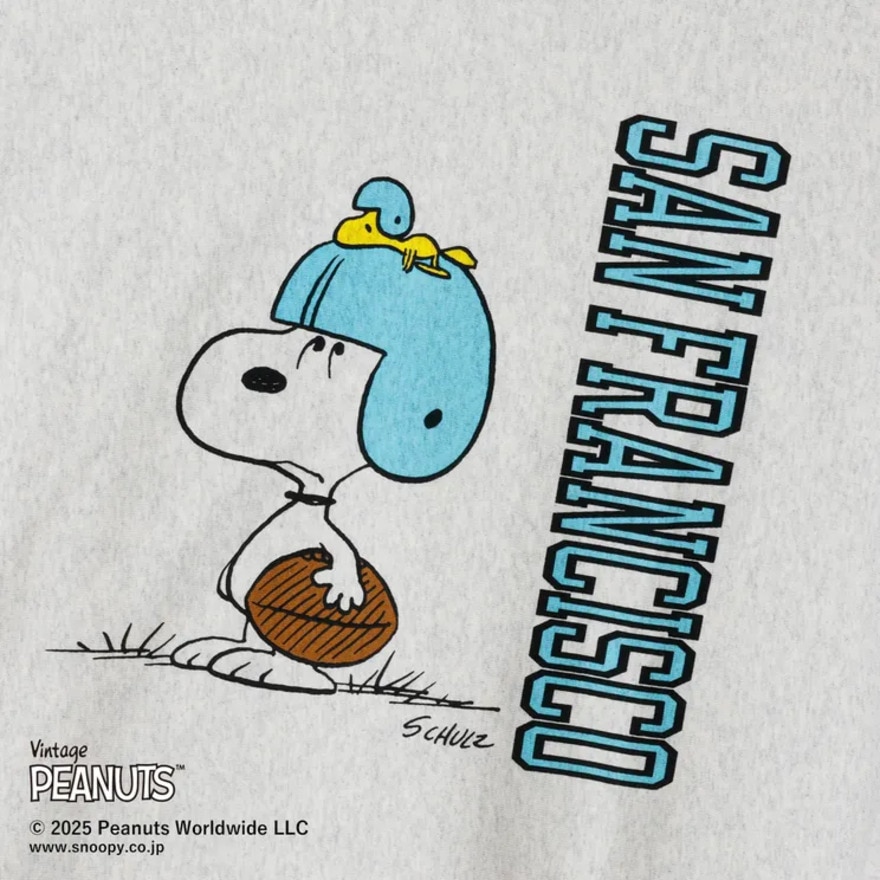 チャンピオン-ヘリテイジ（CHAMPION-HERITAGE）（メンズ、レディース）リバースウィーブ 半袖Tシャツ PEANUTS C3-B351 810