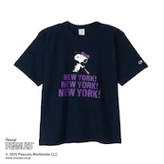 (メンズ、レディース)リバースウィーブ 半袖Tシャツ PEANUTS C3-B352 370