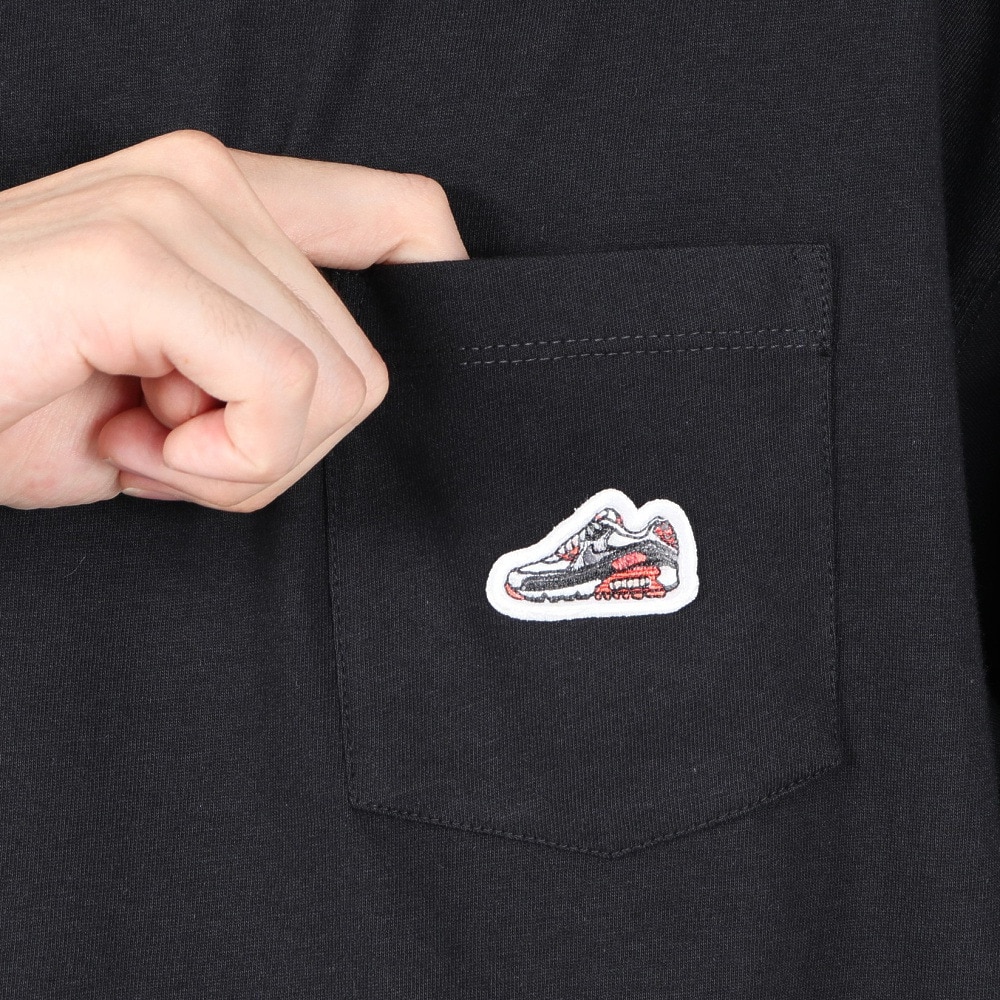 ナイキ（NIKE）（メンズ）スポーツウェア エア マックス 90 パッチ 半袖 Tシャツ HQ9243-010