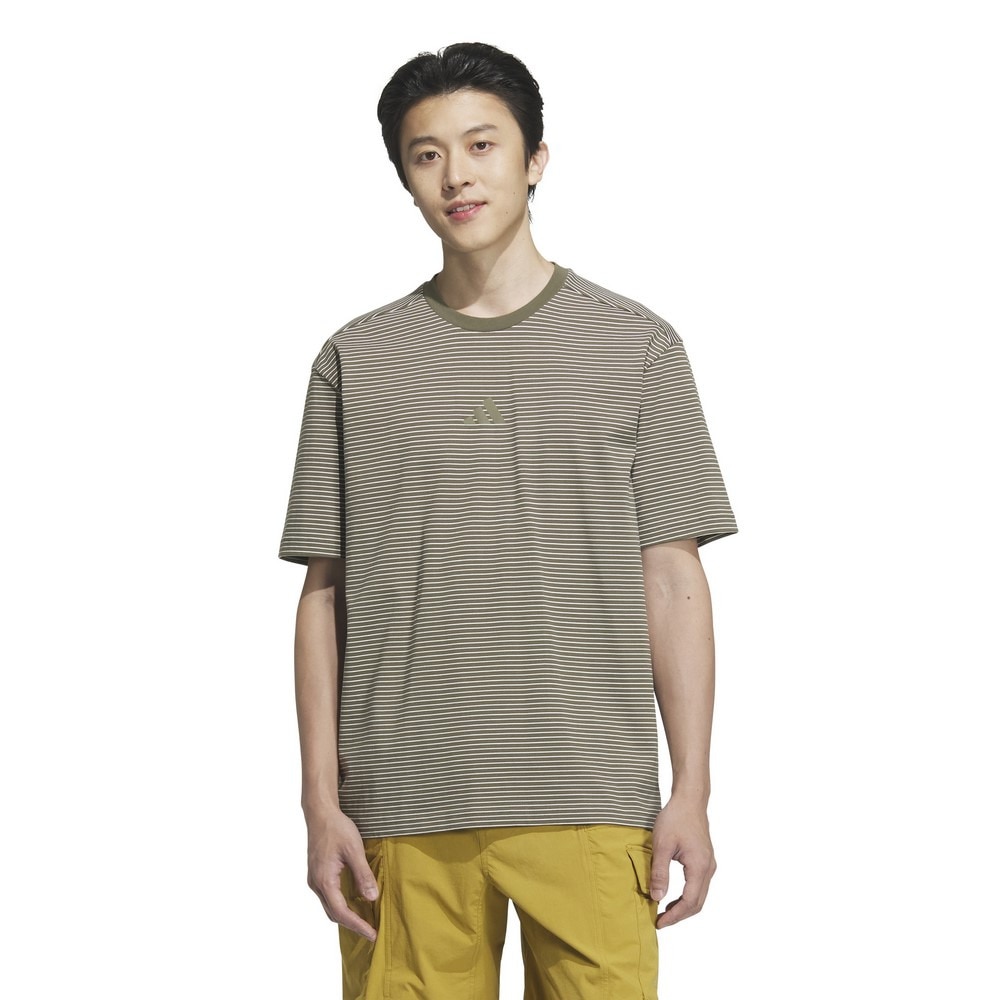 アディダス（adidas）（メンズ）シティエスケープ ルーズフィット マイクロボーダー ヘビーウェイト 半袖Tシャツ KQD35-JM2060