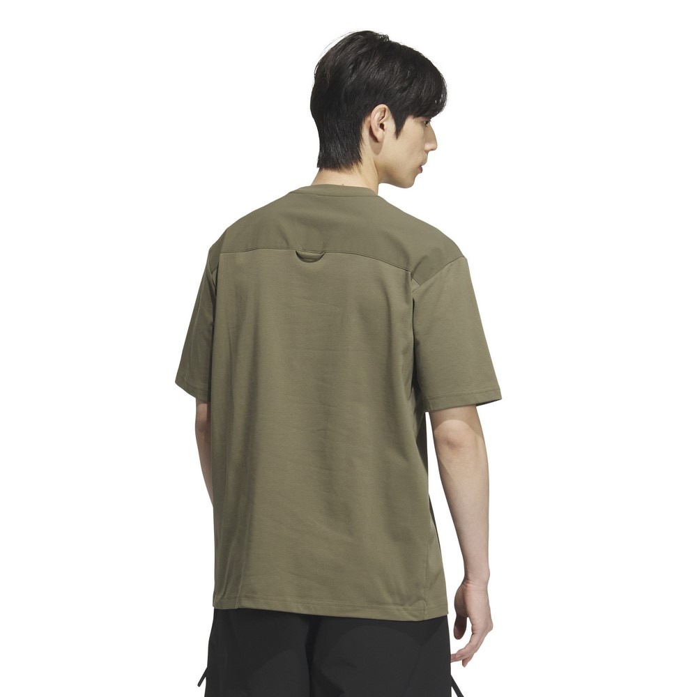 アディダス（adidas）（メンズ）シティエスケープ ルーズフィット ファブリックミックス 半袖ポケットTシャツ KQD37-JM2063