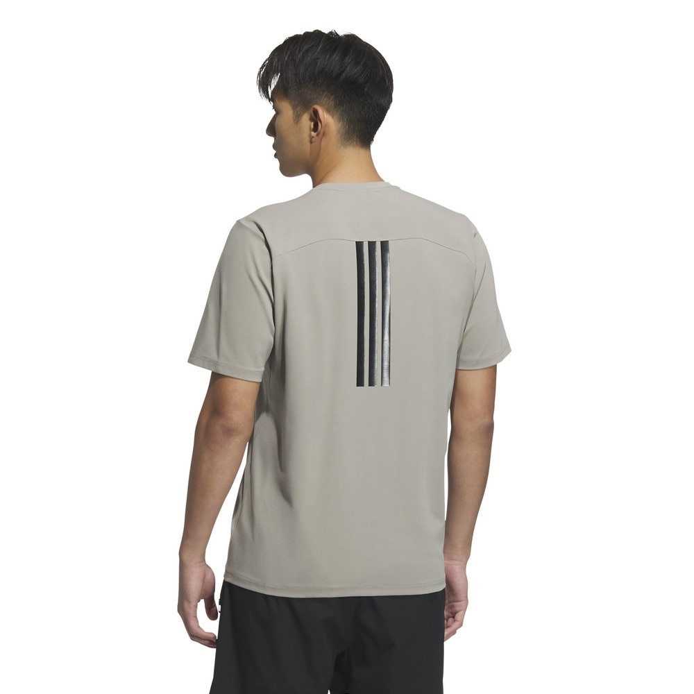 アディダス（adidas）（メンズ）プレミアム アクティブ レギュラーフィット ダブルニット 半袖Tシャツ KQD70-JM2014
