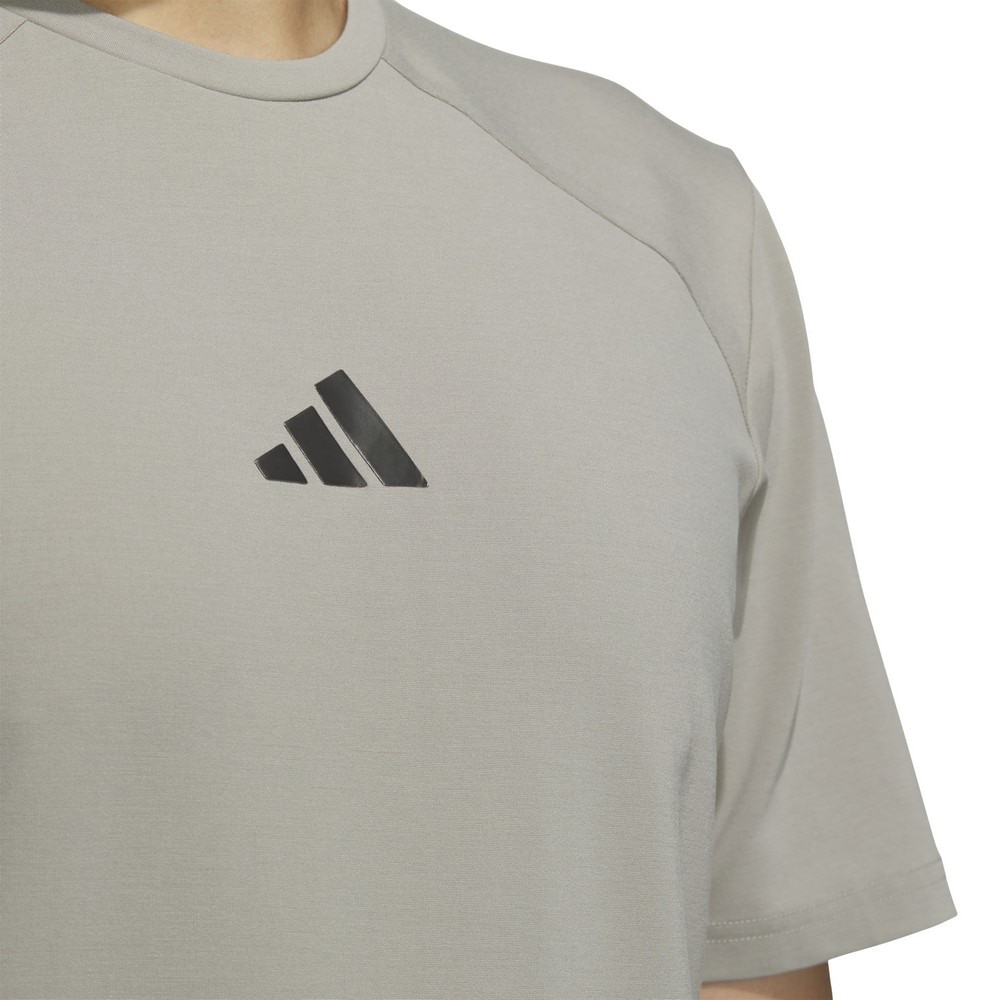 アディダス（adidas）（メンズ）プレミアム アクティブ レギュラーフィット ダブルニット 半袖Tシャツ KQD70-JM2014
