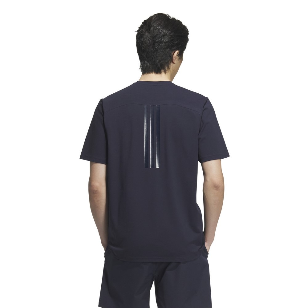 アディダス（adidas）（メンズ）プレミアム アクティブ レギュラーフィット ダブルニット 半袖Tシャツ KQD70-JM2015