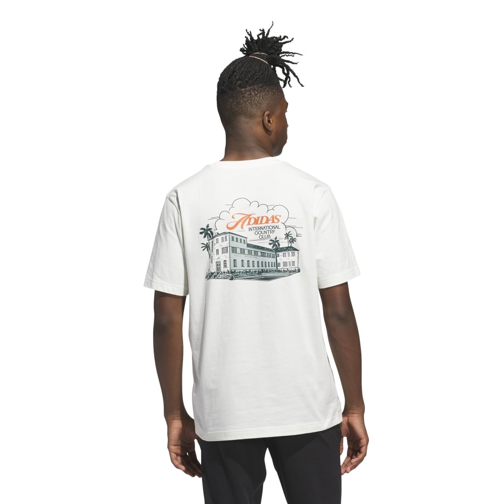 アディダス（adidas）（メンズ）カントリークラブ シーニック グラフィック 半袖Tシャツ JVH77-JN2512