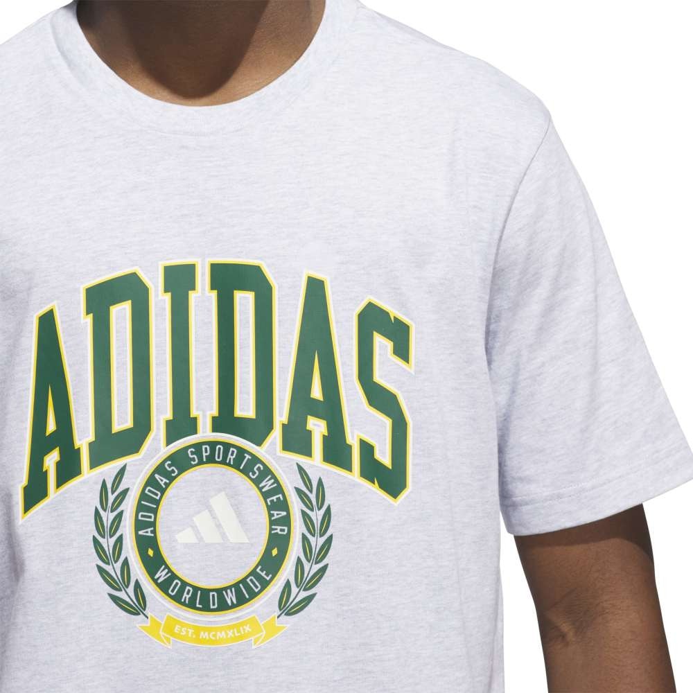 アディダス（adidas）（メンズ）カレッジエンブレム グラフィックTシャツ JVH80-JV8442